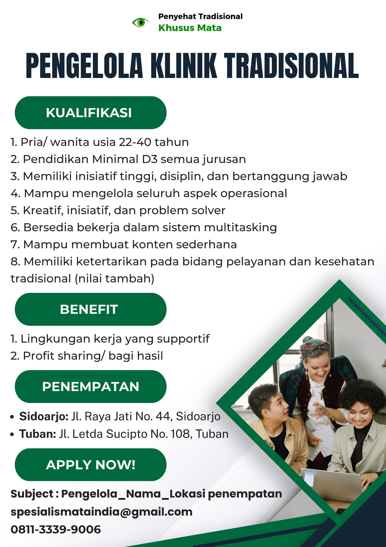 gambar Pengelola Klinik Tradisional