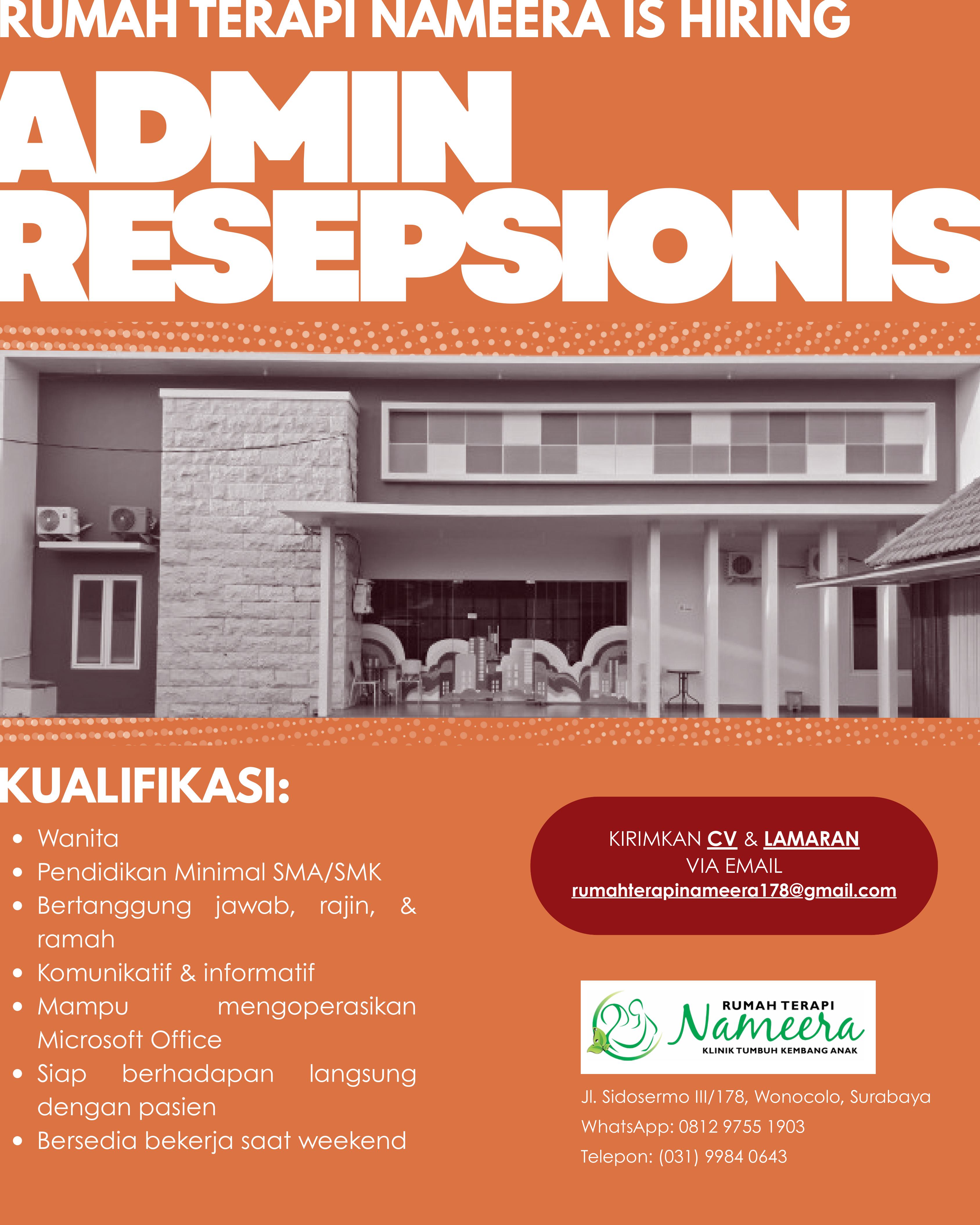 gambar Resepsionis Administratif